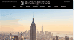 Desktop Screenshot of briannortontherapy.com
